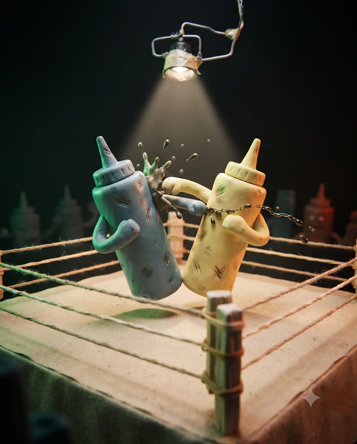 Finish Line Dry vs Rock N Roll Gold: claymation fight preview